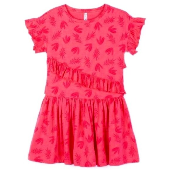 Coccodrillo coral tone-on-tone dress - Picture 1 of 5